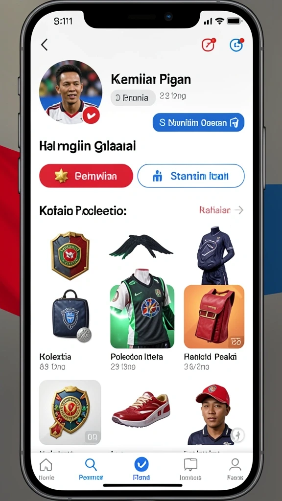 kkrp - Tampilkan berbagai item dan senjata yang bisa dikembangkan.