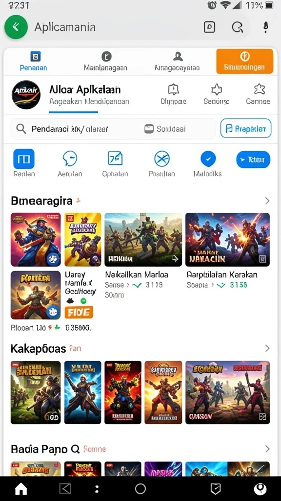 qqstar - Screenshot menunjukkan aksi seru dalam permainan.